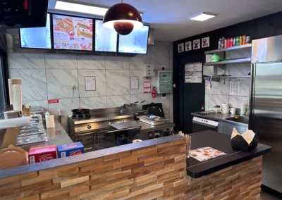 Cuisine de fast-food moderne