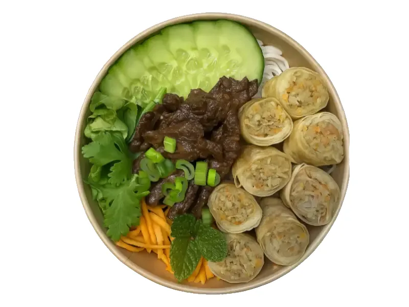BôBun (1) Bol de nouilles sautées avec légumes et viande